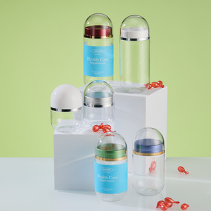 Nuevo Envase de Plástico PS en Forma de Bala de 35ml, 75ml y 105ml con Tapa Sellada para Suplementos y Alimentos - Product Image 2
