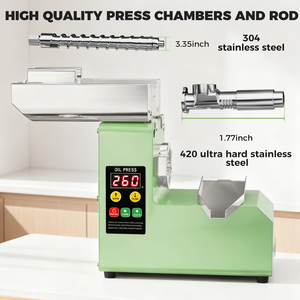 Máquina Automática para Prensar <span class=keywords><strong>Aceite</strong></span> Frío/Caliente, 820W, Procesa 30 Tipos <span class=keywords><strong>de</strong></span> <span class=keywords><strong>Aceite</strong></span>, Incluyendo Aceitunas, Ricino y <span class=keywords><strong>Coco</strong></span> - Product Image 5