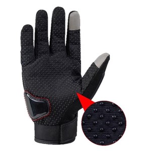 Gants de moto d'été unisexes pour adultes, à doigts complets ou demi-doigts, respirants, anti-chute, pour le cyclisme, coupe-vent - Product Image 5