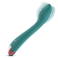 Vibromasseur de gode de jouets sexuels puissants de point G clitoridien avec 10 modes de vibration puissants pour l'orgasme facile, gode anal flexible en silicone