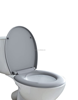 Conception en forme de O meilleure vente modèle fermeture douce PP housse de siège de toilette bonne qualité couvercle wc