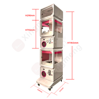Petit distributeur automatique de bonbons en métal Offre Spéciale distributeur de détail à jetons et jetons avec système SDK de carte de crédit