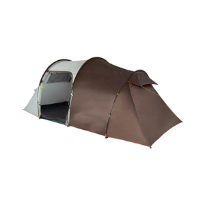 Carpa <span class=keywords><strong>de</strong></span> Camping Familiar Impermeable <span class=keywords><strong>para</strong></span> <span class=keywords><strong>4</strong></span> Personas con Sala <span class=keywords><strong>de</strong></span> Estar - Carpa Túnel <span class=keywords><strong>de</strong></span> Doble Capa <span class=keywords><strong>para</strong></span> <span class=keywords><strong>4</strong></span> Estaciones, 185 cm <span class=keywords><strong>de</strong></span> Altura, Fácil <span class=keywords><strong>de</strong></span> Instalar - Product Image 1