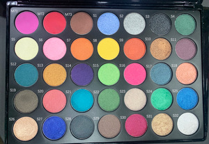 مستحضرات التجميل عالية الصباغ طويلة الأمد نباتي خاص 180 لون ماتي عينيه لوحة - Product Image 6