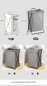 Cesta de <span class=keywords><strong>ropa</strong></span> <span class=keywords><strong>sucia</strong></span>, cesta de almacenamiento plegable, cesta para el hogar, <span class=keywords><strong>Cubo</strong></span> de <span class=keywords><strong>ropa</strong></span> de baño para el hogar - Product Image 6