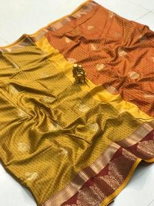 Schöner Baumwoll seiden saree mit Blusen stück Freizeit kleidung Indische & <span class=keywords><strong>Pakistani</strong></span> sche Kleidung Großhandel Niedriger Preis von Surat