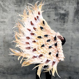 F100 <span class=keywords><strong>Ali</strong></span> d'Angelo in Piume Rosa e Bianche per Decorazione Murale <span class=keywords><strong>di</strong></span> Matrimoni, Hotel, Bar e Caffetterie - Product Image 6