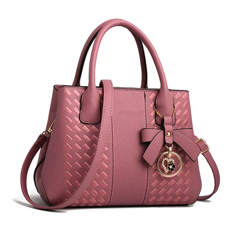 2024 Mode Luxe Groothandel Hoge Kwaliteit Lederen Luxe Vrouwen Handtas Geruite Dames Crossbody Tassen Kleine Dames Handtas