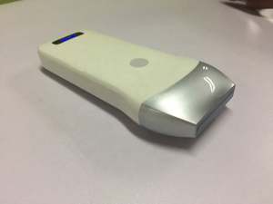 Mesin medis USG Linear Genggam kualitas tinggi, pemindai <span class=keywords><strong>Ultrasound</strong></span> portabel nirkabel IOS Android <span class=keywords><strong>Ultrasound</strong></span> Linear - Product Image 2