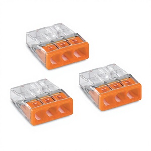 <span class=keywords><strong>Connecteur</strong></span> compact transparent à enfoncement Wagos Guangdong <span class=keywords><strong>3</strong></span> <span class=keywords><strong>fils</strong></span> 2273-203 pour éclairage LED en polycarbonate (PC) 14x5.8x16.7mm - Product Image 1