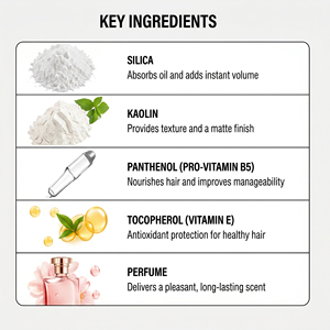 Cera en Polvo para Peinar el Cabello a Base de Hierbas OEM/ODM, Fijación Fuerte, Acabado Mate, Polvo Texturizador para Hombres, Volumen, Textura, Hidratante, Sin Silicona - Product Image 5