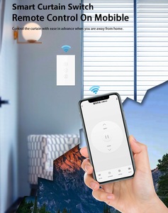 Tuya Smart Home System WiFi <strong>Touch</strong> Switch for Curtain Remote Smart <strong>Control</strong> 2 Way Glass Curtain <strong>Wall</strong> Switches with 2 Gang Light - Product Image 6
