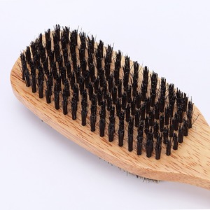 Brosse à barbe double face en poils naturels Wanmei pour homme, outil de soin et de modelage de la barbe - Product Image 3