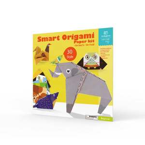 ערכת נייר אוריגמי תלת מימדית בעלי חיים עולם ערכת יצירת נייר אומנויות קוגניטיביות ויצירה צעצועים חינוכיים לילדים - Product Image 4