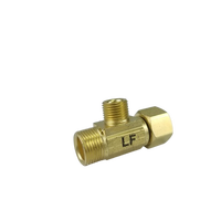 Raccord en T à connexion facile pour lave-vaisselle, à compression 3/8" x 3/8" et à rotation 1/4"