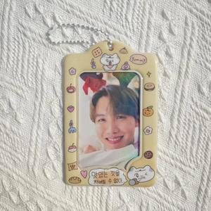 Clear Cute Korean Kpop PVC Photocard Collect with Kpop Keychain Card <b>Holders</b> for Credit Card Use - Product Image 6