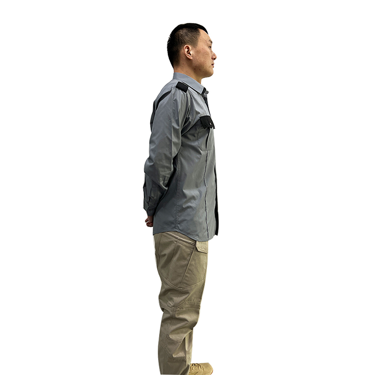 Wholesale High Quality Security Guard Uniform Dark Blue Security Uniform Shirts
