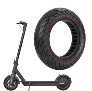 For Max G30 Scooter Wheel 10 Inch Wheels Xiaomi Scooter Tire Explosion-proof Parts 10x2.5 Honeycomb Solid Tire