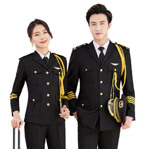 カスタム最新デザインセキュリティガード制服男女兼用ポリエステルコットンシルクフィット作業服オフィスウェアセレモニアルユニフォーム春 - Product Image 5