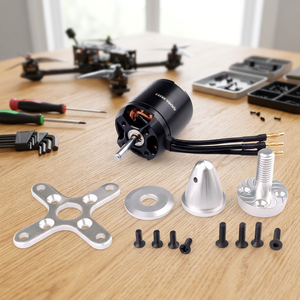 7.4‑25.2V 4250 ไมโครกำลังสูง 30000 รอบต่อนาที มอเตอร์โดรนไร้แปรงถ่าน BLDC แบบโรเตอร์ภายนอก พร้อมอุปกรณ์เสริมสำหรับเครื่องบินปีกตรึง FPV - Product Image 1
