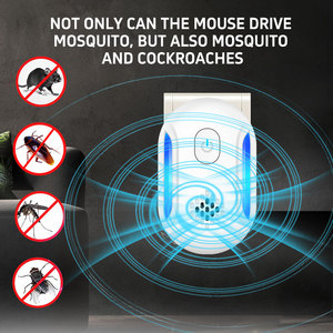 <span class=keywords><strong>Répulsif</strong></span> électronique à ultrasons pour les parasites, à brancher dans la maison, pour les puces, les moustiques, les souris, les araignées, les fourmis - Product Image 4