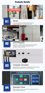 Máquina de Teste Universal Lixian de Alta Precisão Classe 0.5 com Capacidade Máxima de Carga de 20kN ASTM D412 para Equipamento de Teste 220V 750W - Product Image 4