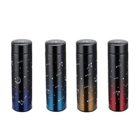 Termo de Acero Inoxidable de Alta Calidad con Pantalla LED de Temperatura y Color Degradado, Aislado al Vacío, para Actividades al Aire Libre