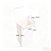 Scatola in Cartone Bianco Pieghevole Ecologica di Alta Qualità con Logo a Colori e Stampa Oro/Argento per Supermercati, Dimensioni Personalizzabili