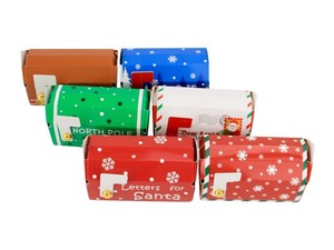 Toptan Noel Şeker Hediye Kutusu, Kabartmalı Mat Laminasyon ve UV Kaplama, Geri Dönüştürülebilir Karton, Kare Şekil - Product Image 3