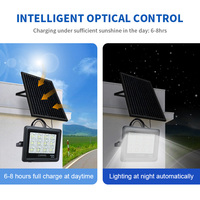 KCD SMD Projecteur Nouveau Produit IP65 Étanche Capteur Extérieur 50w 100w 200w 300w 400w 1000w 2000w LED Solaire Projecteur