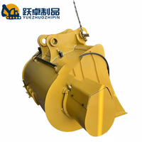 Godet mélangeur d'excavatrice Yuezhuo haute capacité 3000 kg avec une efficacité de fonctionnement élevée, augmentant la productivité sur les chantiers