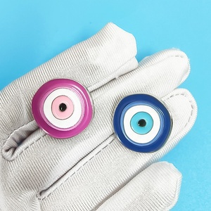 Pin Nazar Mal Olho Grego Broche Mau Olho Lapela Pin Blue <span class=keywords><strong>Eye</strong></span> Protect Badge Pin Esmalte Vintage para Homens e Mulheres - Product Image 4
