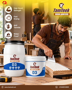 Adhésif pour bois multi-usages haute performance TAMTEEK D3 Fabriqué en Inde - Product Image 4