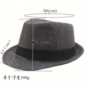 Wholesale Autumn Winter Cowboy Flat Top Boater <b>Hat</b> <b>for</b> Women Men Polyester Cotton Custom Logo Outdoor Fashion Warm Dress - Product Image 2