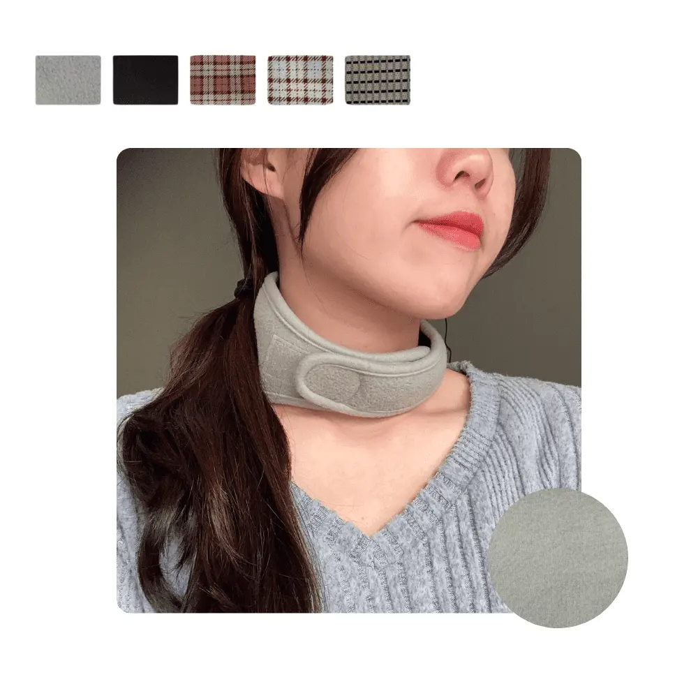 사용자 정의 인쇄 로고 색상 지능형 가열 스카프 따뜻한 스카프 쉬운 착용 스카프 겨울