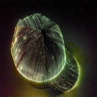 Gorra de béisbol recargable Rgb Led con luz Led para adultos