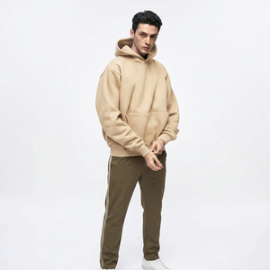 Sweat-shirt à capuche pour homme de haute qualité, personnalisé, en coton épais 500 g/m², effet usé, sweats à capuche et sweat-shirts pour homme - Product Image 1