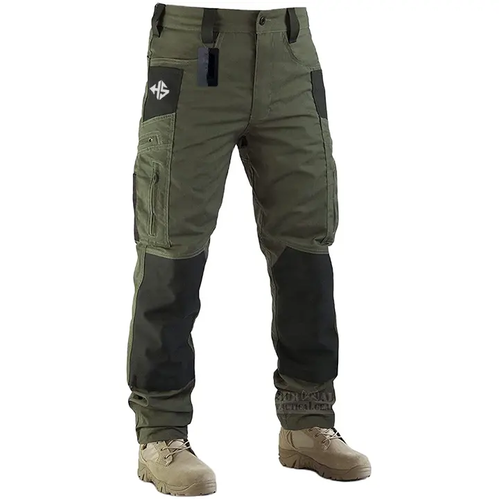 Pantalones tácticos de carga impermeables para hombre, pantalón de trabajo ligero y transpirable, para exteriores, senderismo, caza, talla grande