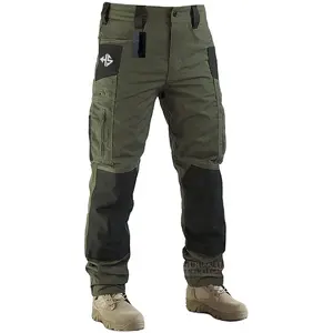 Stylish Waterproof Tactical Cargo Pants Breathable Ripstop Outdoor Trousers Mens Lightweight Hiking Hunting Work Pants Plus Size