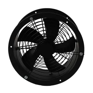 High Efficiency external rotor motor high volume 5 blade industrial cooling powered ac axial flow fan impeller