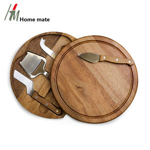 Tablero de madera de Acacia para <span class=keywords><strong>queso</strong></span> y carne, juego versátil con 4 herramientas para <span class=keywords><strong>queso</strong></span> - Product Image 5