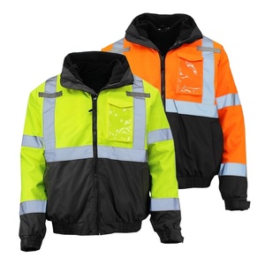 Chaqueta de Alta Visibilidad, Uniforme Reflectante, Ropa de Trabajo de Alta Visibilidad, Suministro de Fábrica - Product Image 1