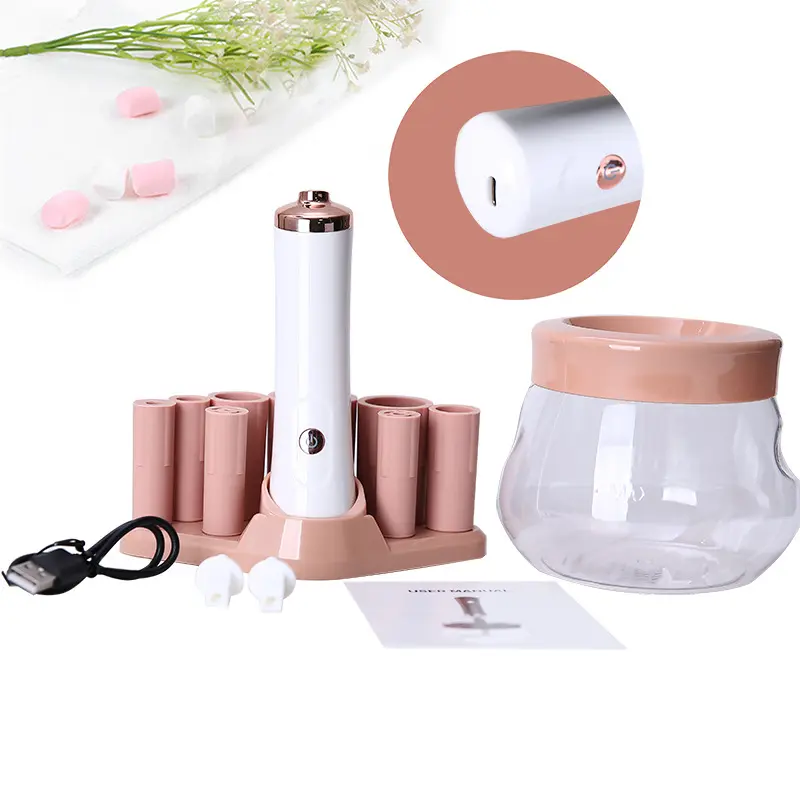 High Quality Electric Usb Charging 3 Speeds Automatic Ultrasonic Machine Makeup Brush Cleaner Rechargeable
