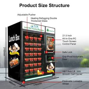 Equipo de Servicio Comercial, Tecnología Inteligente, Máquina Expendedora Automática de Alimentos, Lonchera Bento - Product Image 6