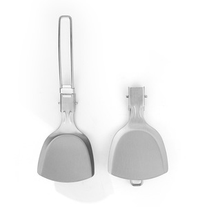 Spatule pliante Hike Mount en acier inoxydable 304, ustensile de cuisine portable ultraléger pour le camping, les pique-niques, les barbecues et les voyages - Product Image 5
