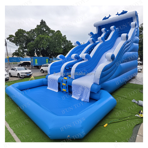 Parque Acuático <span class=keywords><strong>Inflable</strong></span> Gigante con Tobogán de <span class=keywords><strong>Unicornio</strong></span> Rosa <span class=keywords><strong>para</strong></span> Niños, Piscina <span class=keywords><strong>Inflable</strong></span> <span class=keywords><strong>para</strong></span> Jardín con Triple Tobogán, Juguete Acuático de Verano - Product Image 4