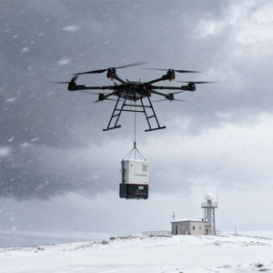 UAV à charge utile de 150 kg, robuste, QD-ZF-8-150DS, moteur sans balais 8 axes, télécommande, autonomie de 70 minutes, vitesse de 19 m/s, IP65, résistance au vent de 8 niveaux - Product Image 1