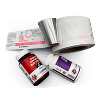 Rollo de etiquetas autoadhesivas de embalaje impermeables personalizadas, etiqueta adhesiva privada, etiquetas de suplementos vitamínicos para logotipo de botella médica