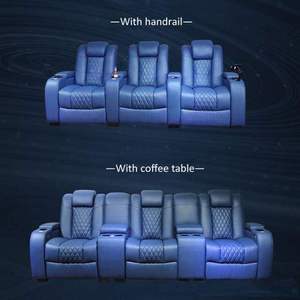 Fauteuil Inclinable <span class=keywords><strong>Électrique</strong></span> de Massage Relaxant, <span class=keywords><strong>Canapé</strong></span> de Salon ou de Cinéma Fonctionnel en Cuir Véritable, Style Nordique Moderne - Product Image 5