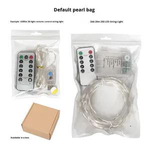 Remote <strong>Control</strong> LED Leather Cord Waterproof 10m String <strong>Lights</strong> USB Battery <strong>Box</strong> for <strong>Christmas</strong> Wedding Camping Outdoor - Product Image 4